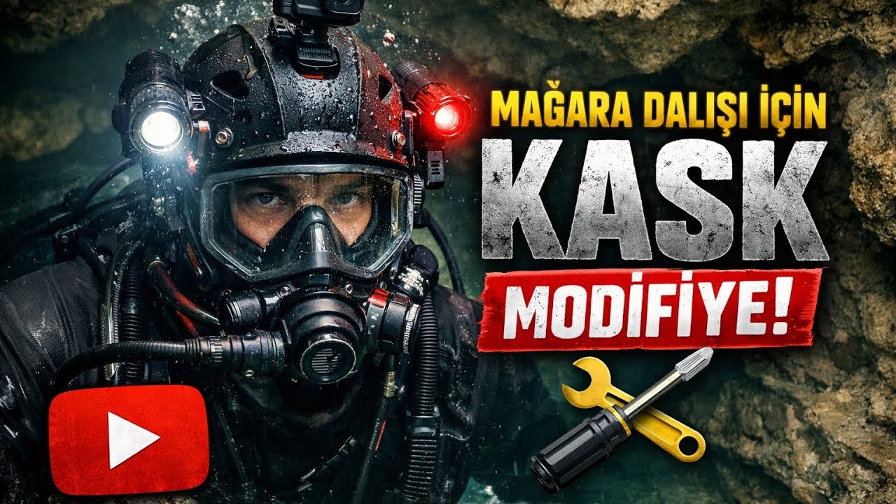 Evde dalış için kask tasarımı / DIY your scuba dive helmets