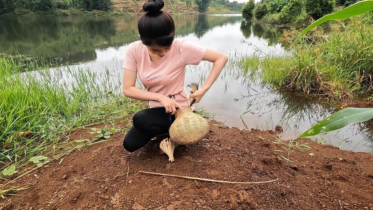 catching fish, catching crabs as a dish. My Fun Life