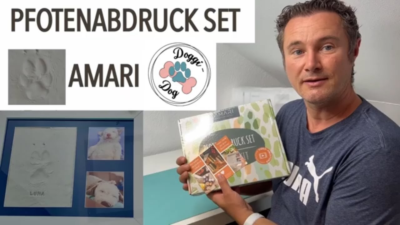 Produkttest - Pfotenabdruck Set von Amari - Doggi-Dog.com