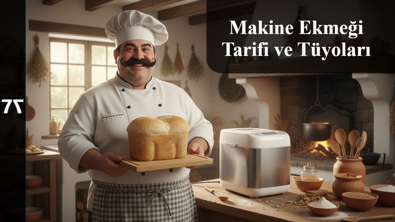 Ekmek makinesi ile ekmek tarifi ve tüyoları