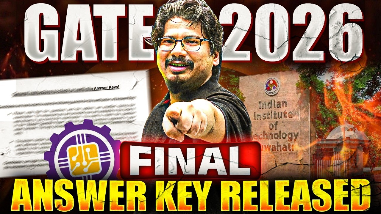 BIG UPDATE | GATE 2026 FINAL ANSWER KEY RELEASED #GATE2026 #NEGIsir #NEGI10