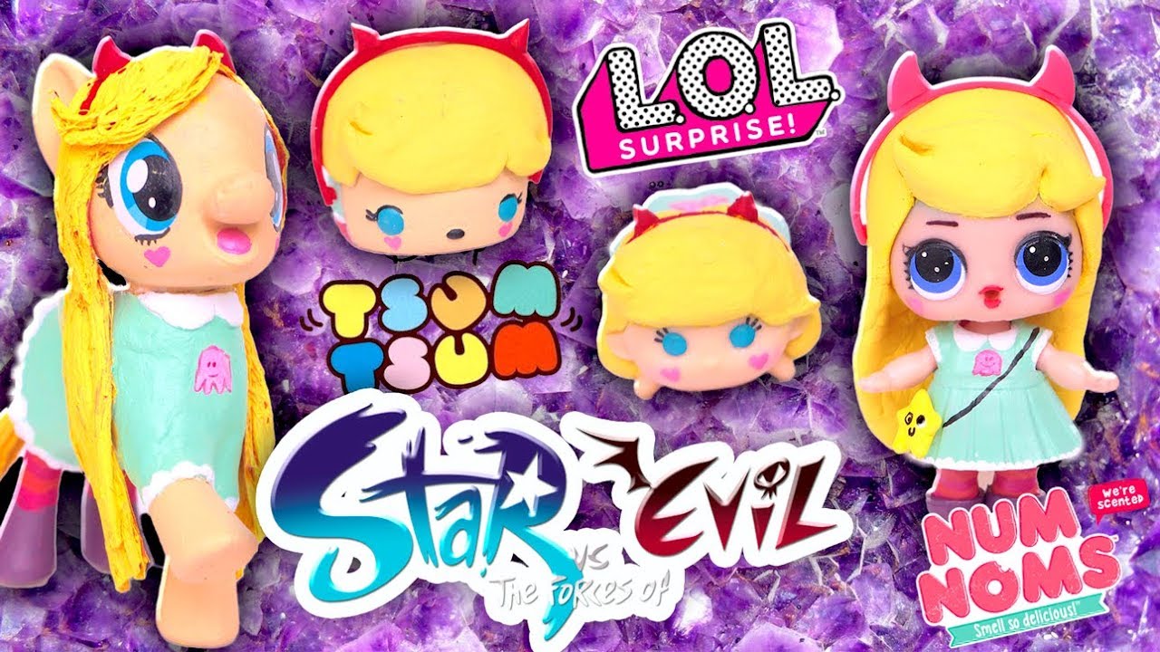 STAR vs THE FORCES OF EVIL Custom LOL Surprise Dolls Series 2 DIY Star Butterfly Tutorial