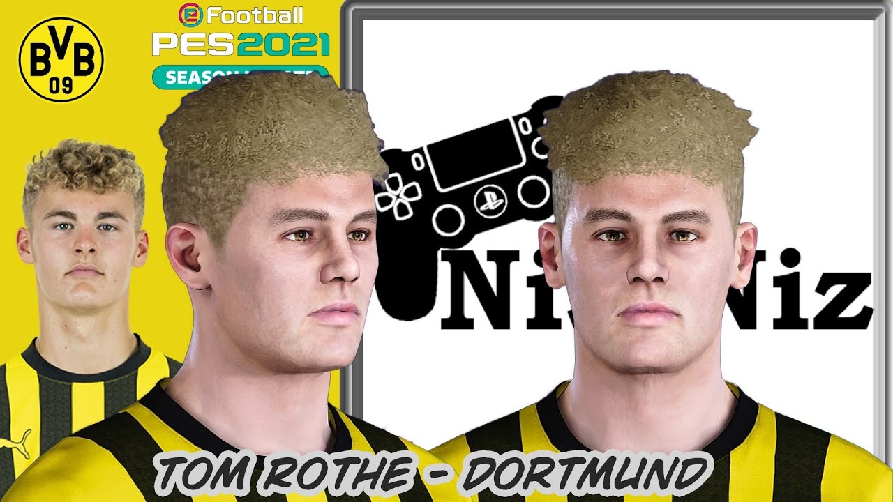 Tom Rothe Face Build PES 21 | PES 20 | Dortmund | NisNiz Channel