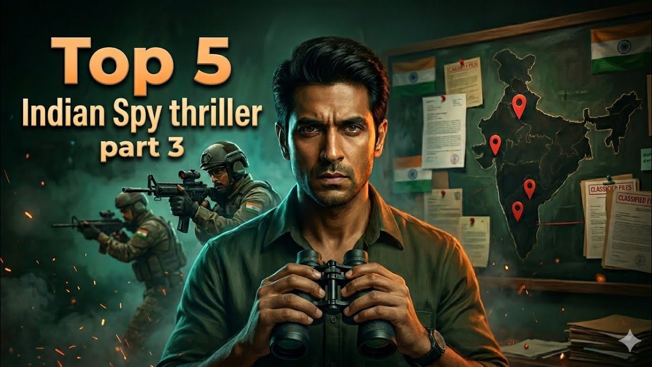 Top 5 Indian Spy Thriller Movies You Must Watch | Part 3 🔥 Quick Review #bollywood #spy
