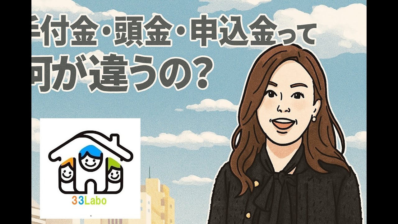 【知っトク不動産知識 11】教えて！手付金・頭金・申込金って何が違うの？（講師：平塚淳嗣）