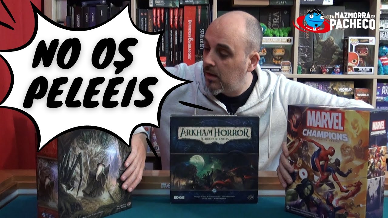 LCG vs LCG vs LCG 👉 Marvel Champion VS Señor de los Anillos VS Arkham Horror