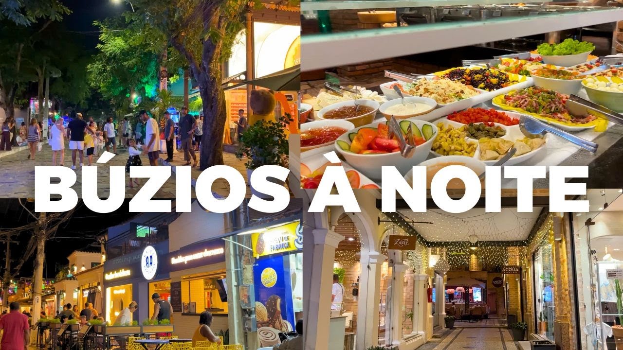 BÚZIOS HOJE À NOITE NA RUA DAS PEDRAS COM DICA DE RESTAURANTE | SÁBADO 10 DE MAIO DE 2025