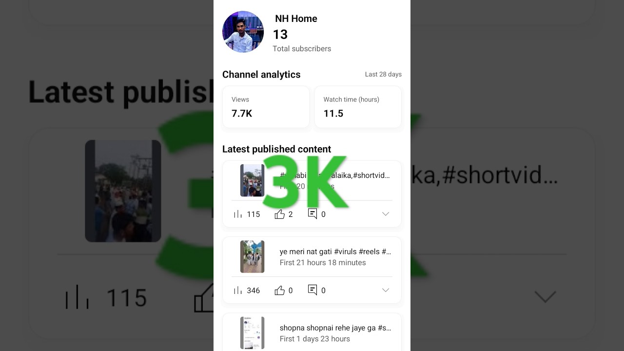 youtuber banne na shopna tha 