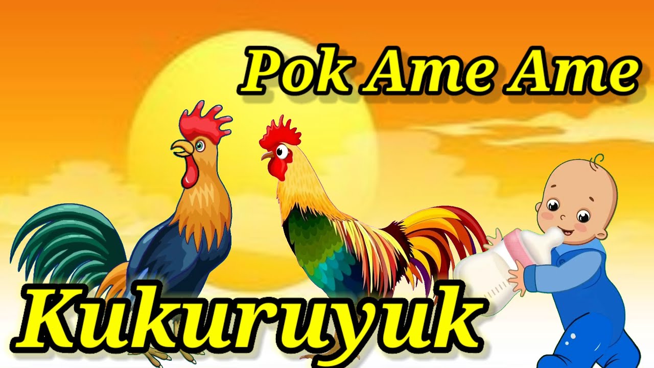 Kukuruyuk DJ Remix , Pok Ame Ame Viral | Lagu anak anak | Ayam Jago Berkokok