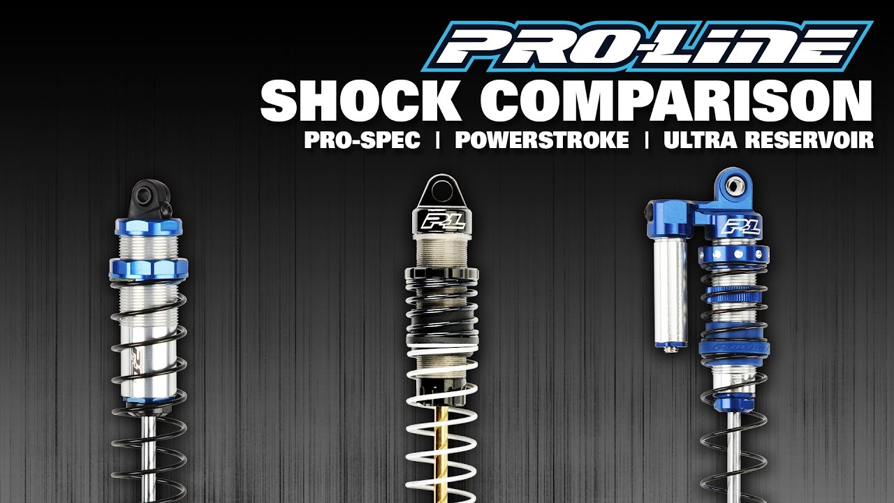 Pro-Line Shock Comparison: PowerStroke, Pro-Spec & Ultra Reservoir