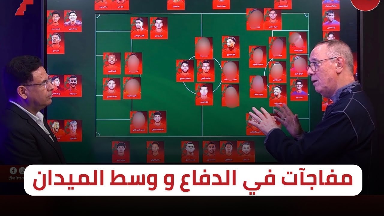 اللائحة النهائية المتوقعة للمنتخب المغربي من طرف بدرالدين الإدريسي