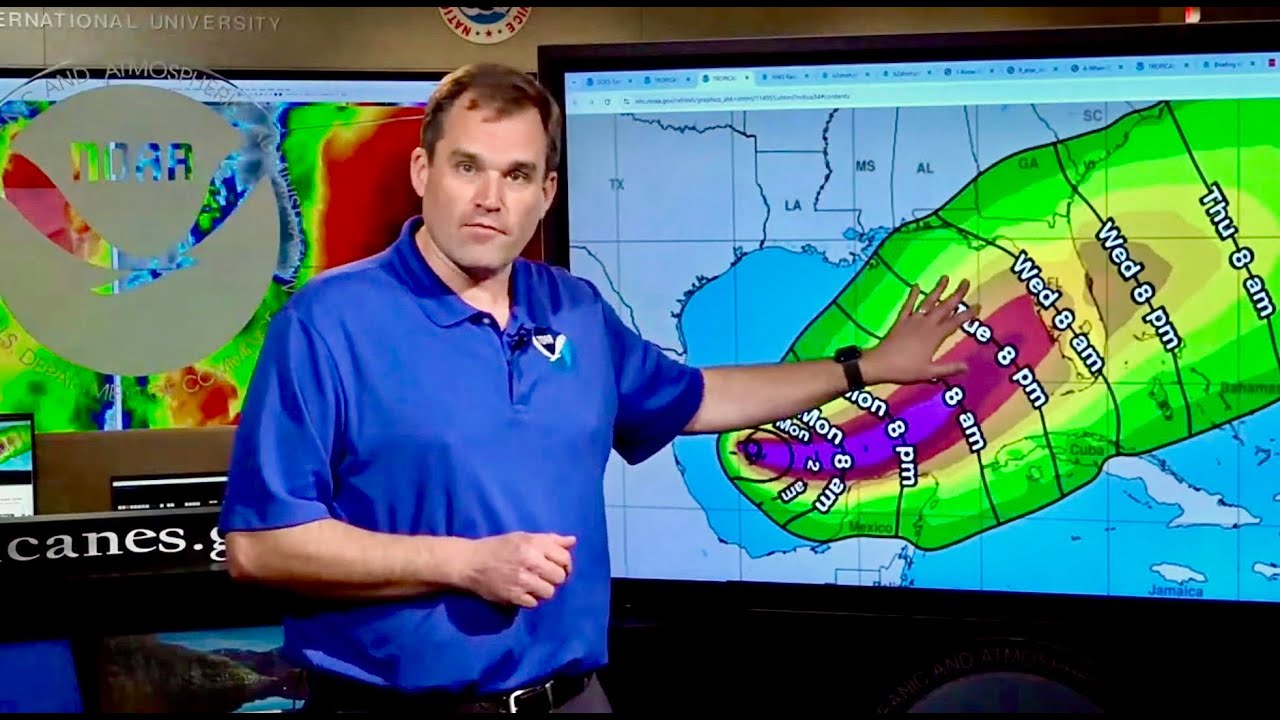 Morning update on Tropical Storm Milton from the NHC in Miami, FL (October 6, 2024)