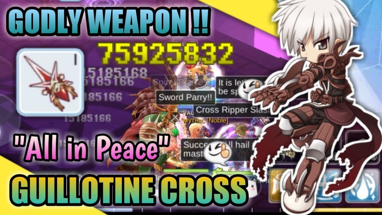 TERCYDUK !! GUILLOTINE CROSS WITH GODLY WEAPON 