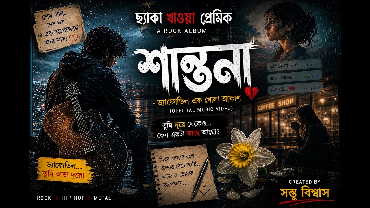 Santana-Daffodil A Open Sky__শান্তনা - ড্যাফোডিল এক খোলা আকাশ || SB | Cheka Khaoa Premik | Valentine