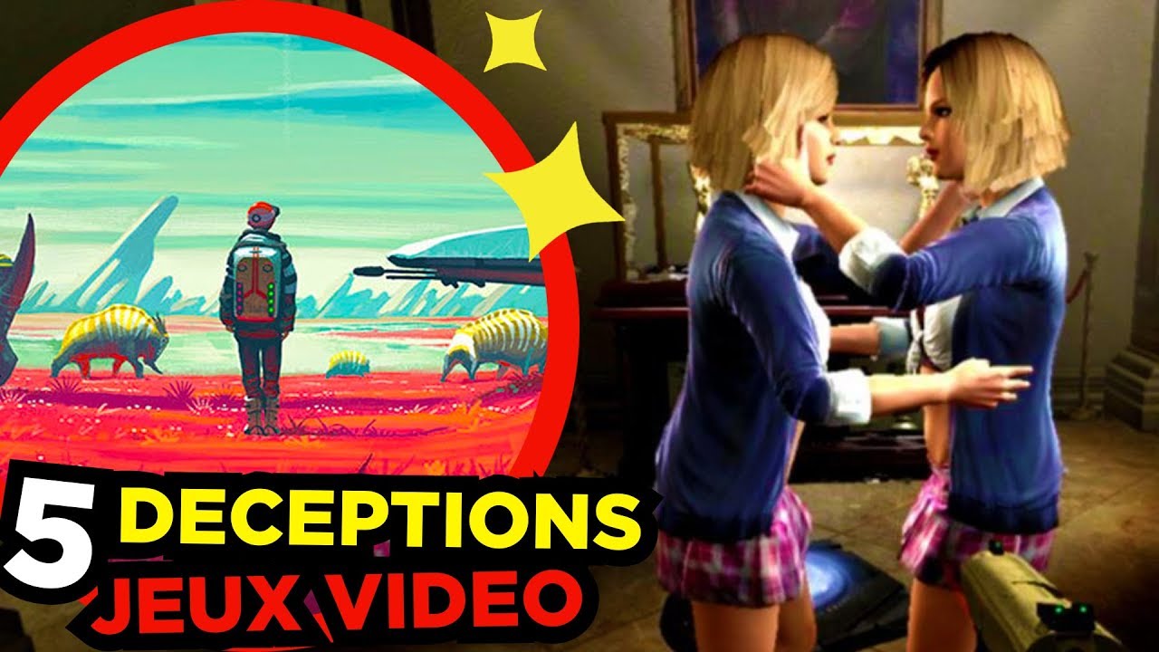 5 PIRES DECEPTIONS DU JEU VIDEO