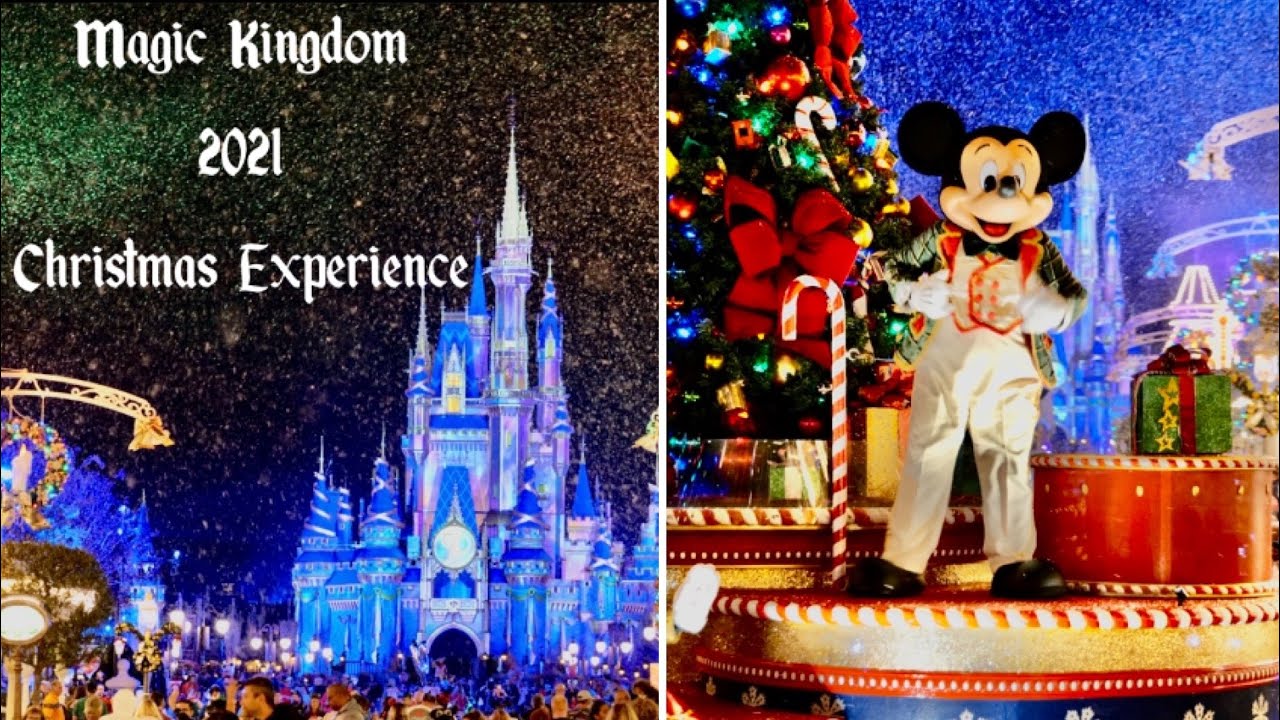 Magic Kingdom 2021 Complete Christmas Experience in 4K | Walt Disney World Orlando Florida
