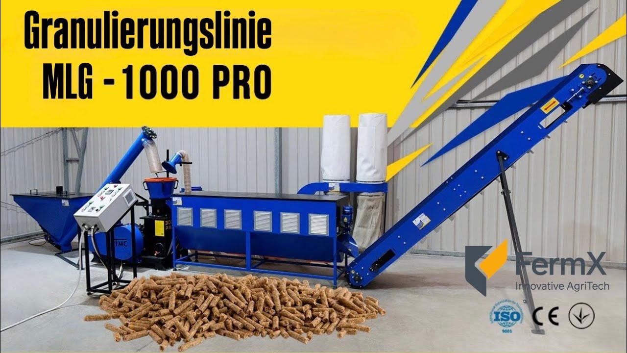 Pelletieranlage MLG-1000 PRO