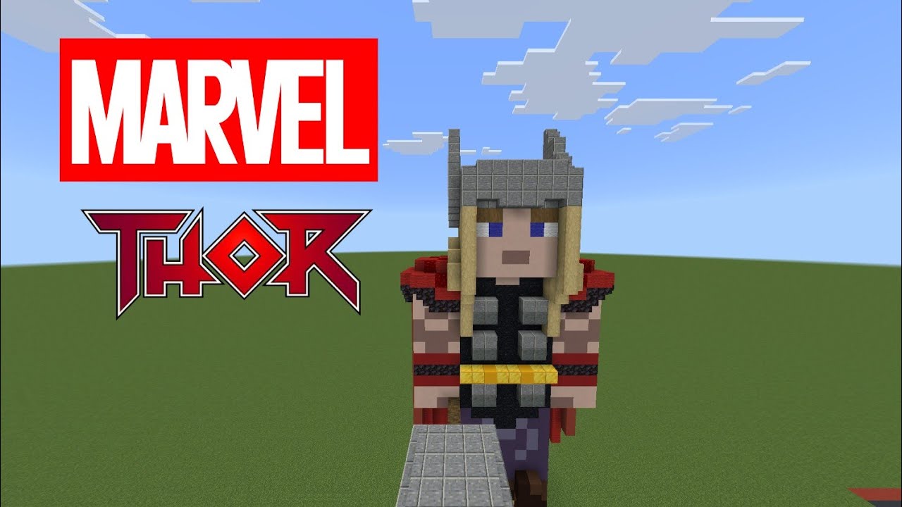 Minecraft Thor (Marvel's X-MEN '97) Statue Tutorial