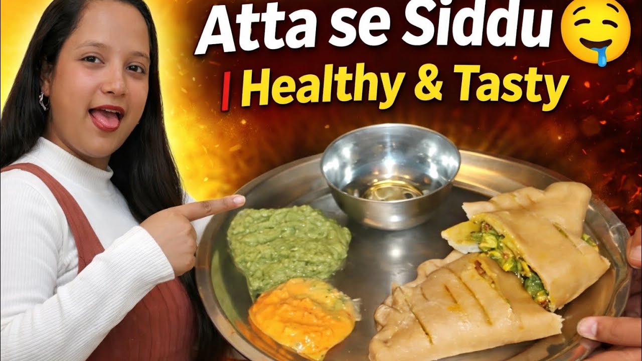 Home Made Pahadi Atta Siddu 😋 | Healthy & Tasty | Bina Maida