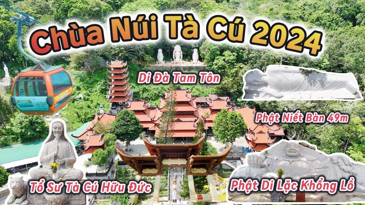 Chùa Núi Tà Cú 2024 Phan Thiết Bình Thuận rất đông du khách đổ về viếng Tổ Sư Tà Cú, TTC World Ta Cu