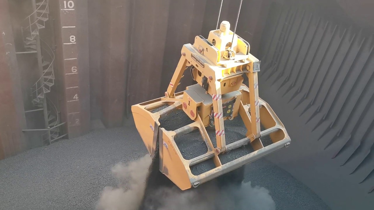 GUVEN GRAB - BULK OPERATIONS - RADIO REMOTE CONTROL GRAB - CLINKER LOADING