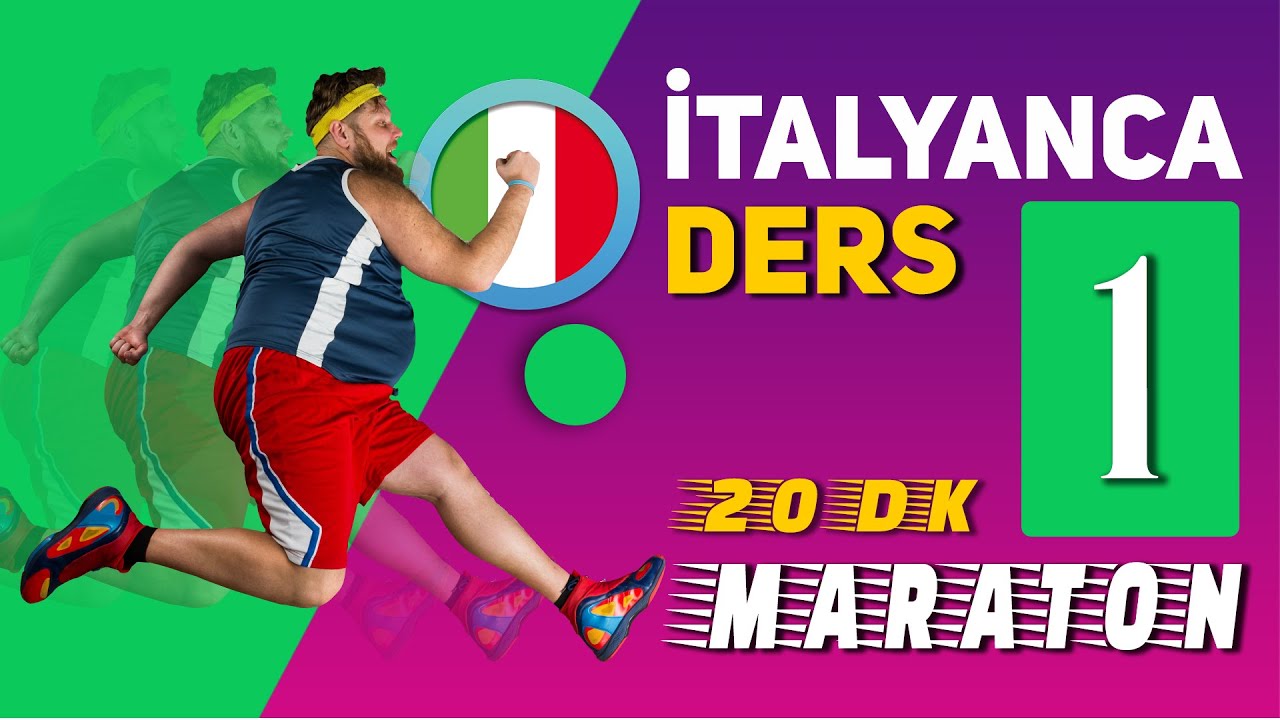 İtalyanca Ders 1 - Full Maraton - Sıfırdan italyanca öğreniyorum - İtalyanca konuşma - Dil bilgisi