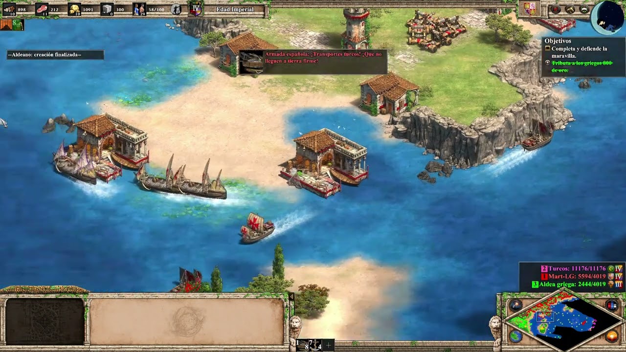 Age of Empires II - Lepanto (1571) Difícil