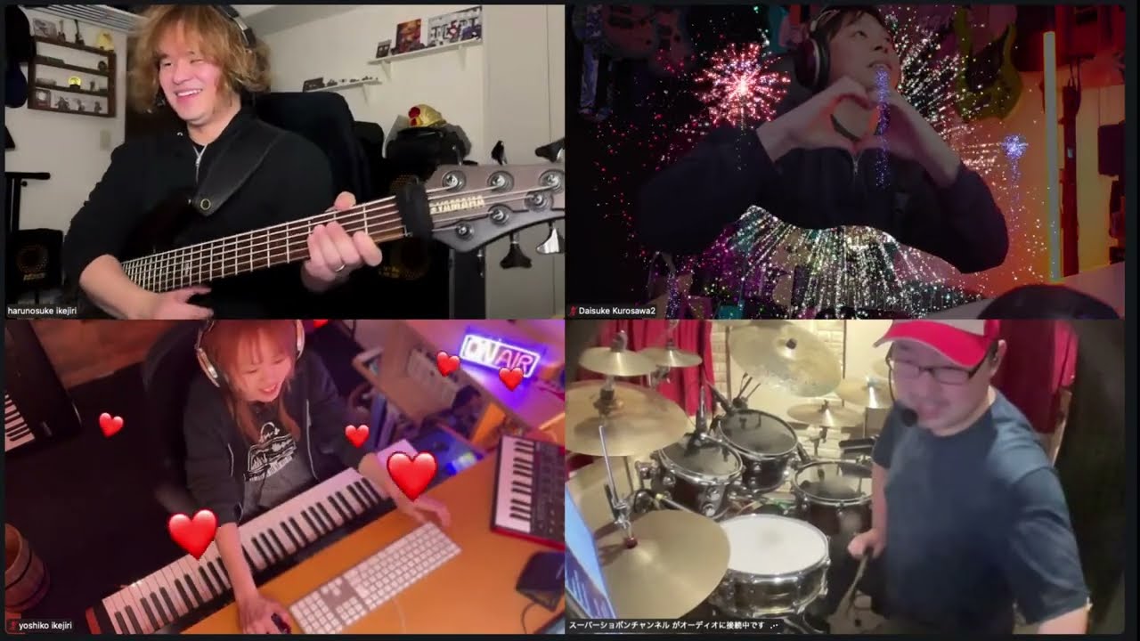2026.01.29(Thu)：i3K - DreamTheater Online Coverバンド演奏生配信！ vol.70 by池尻家とショボンさんと黒沢ダイスケ 야마하 싱크룸 SYNCROOM