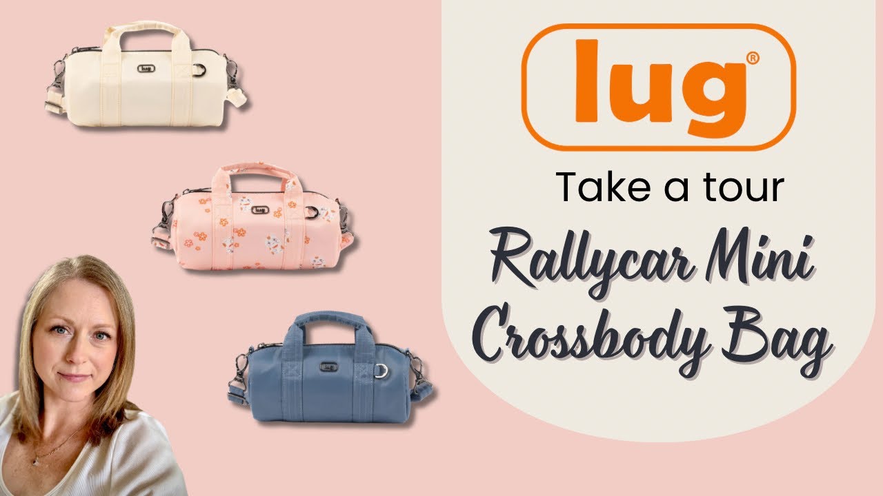 Lug Bag Tour and Comparison | Rallycar Mini Crossbody Bag, Macadamia, Lucky Cat Pink, Denim Drift