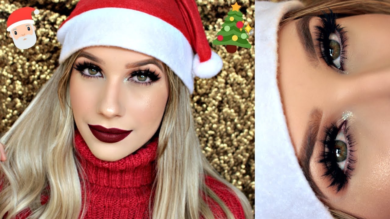 MAQUIAGEM SUPER FÁCIL PARA O NATAL 2017