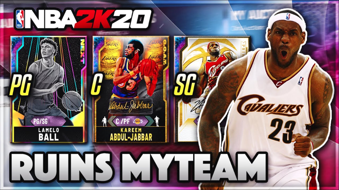 this squad ruins nba 2k20 myteam....