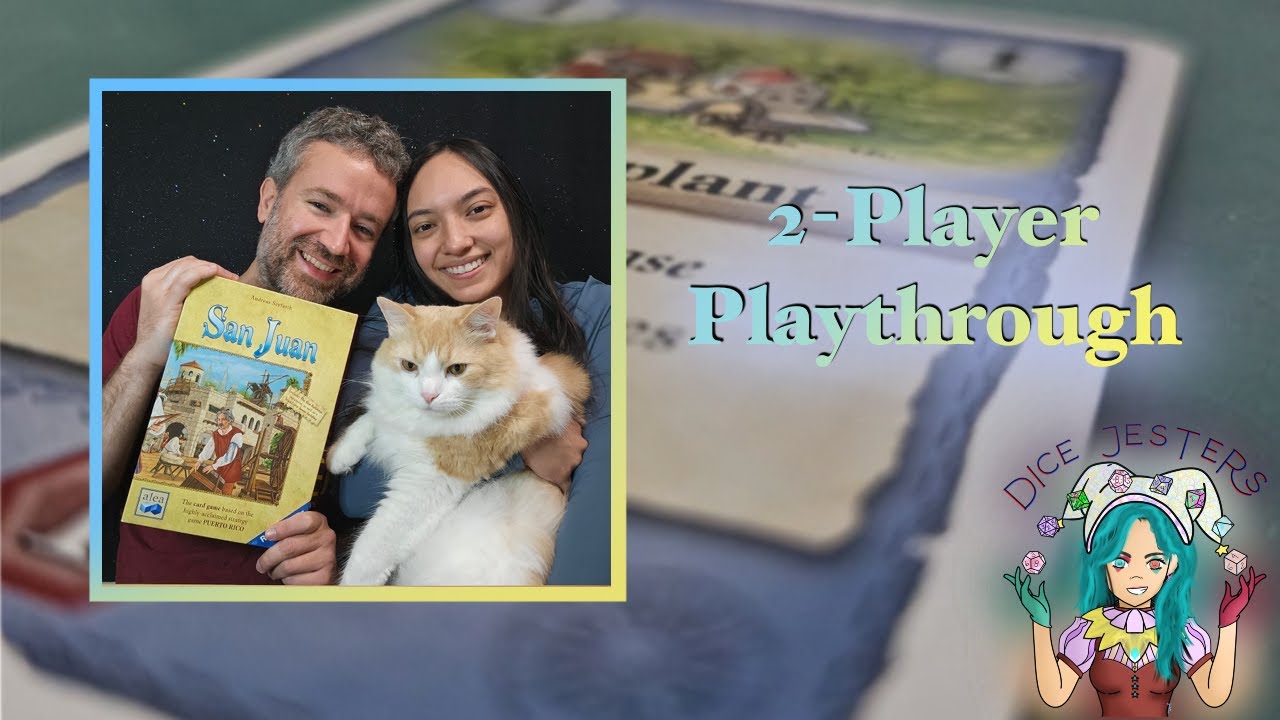 San Juan Board Game | 2-Player Playthrough | Dice Jesters