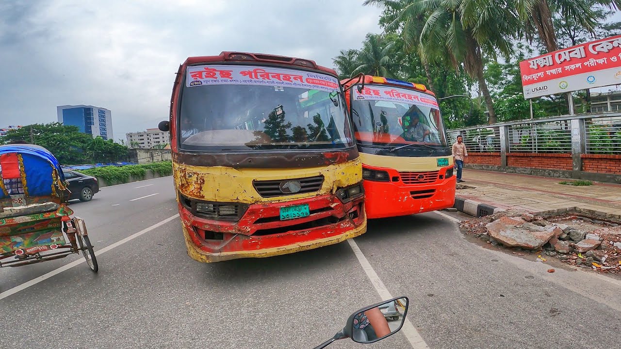 প্রকাশ্য দ্বন্দ্বে মেট্রোবাস, নির্বিকার কর্তৃপক্ষ ||  Open Conflict Of Metro Bus