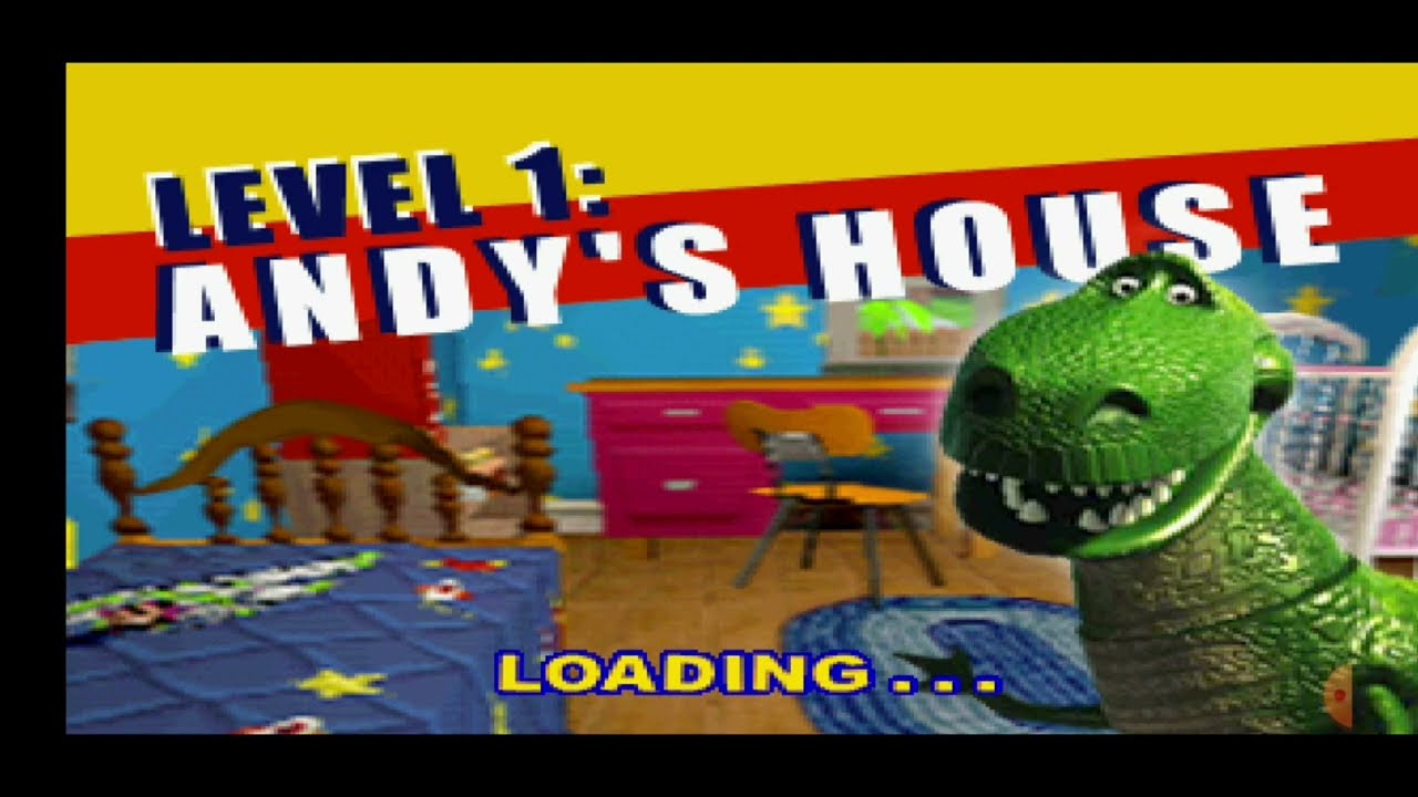 Toy Story 2: Buzz Lightyear to the Rescue | Level 1: Andy's House | 5 Pizza Tokens