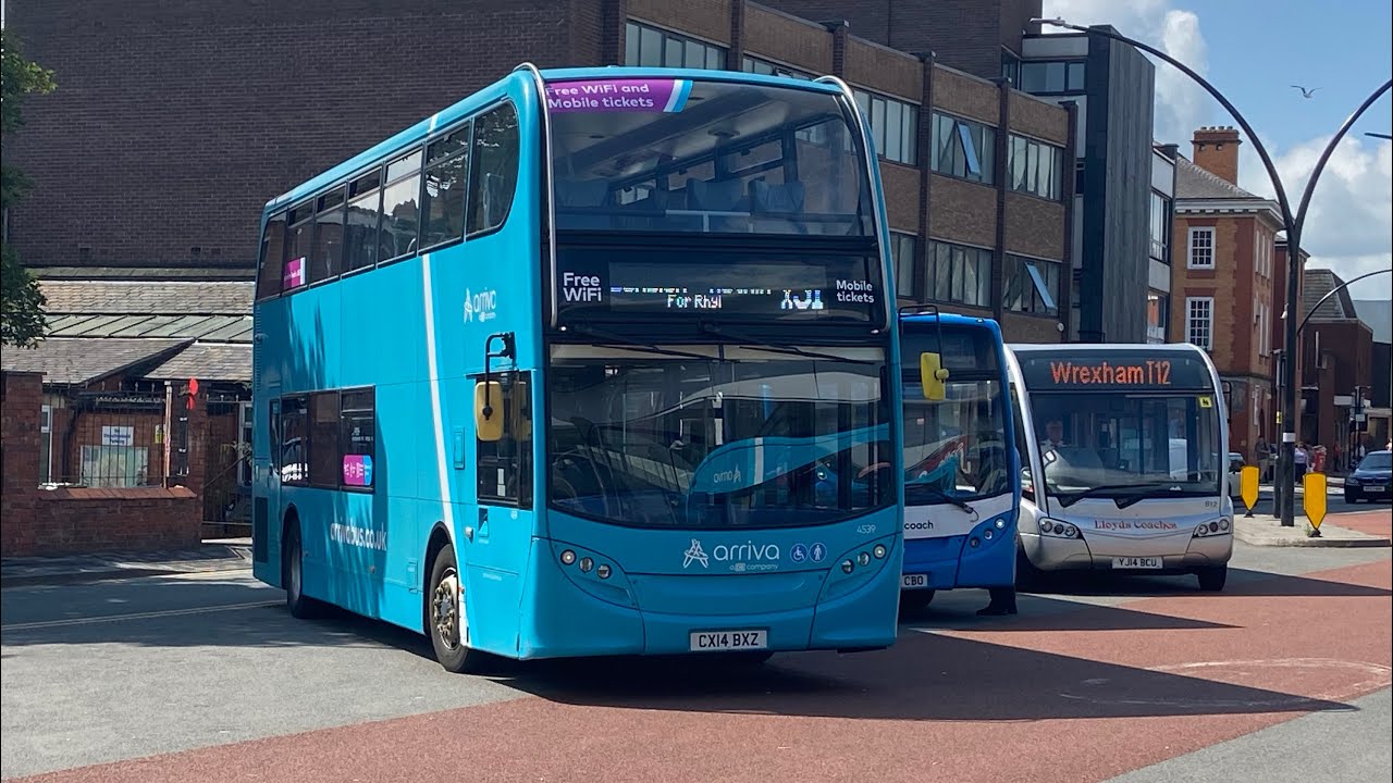 Buses at Wrexham Bus Station