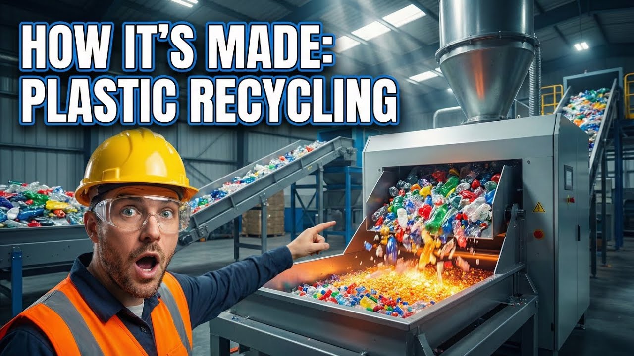 How Plastic Is Recycled in Factory | Step-by-Step Recycling Process