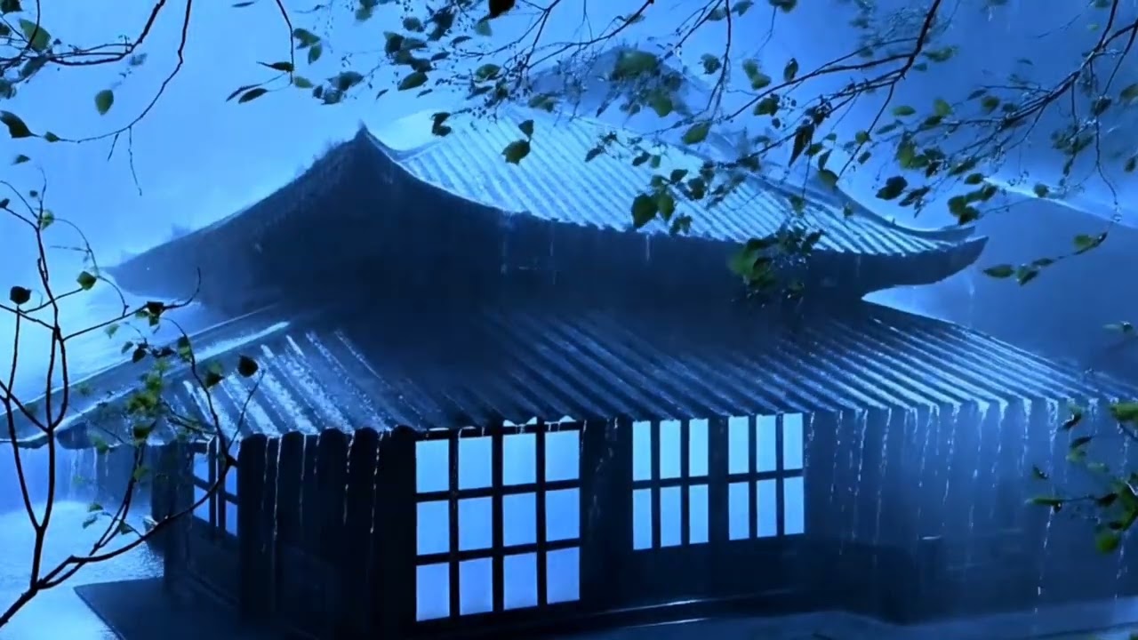 Heal the Soul to Sleep Soundly with Torrential Rain & Thunder Reverberating on a Rickety Tin Roof