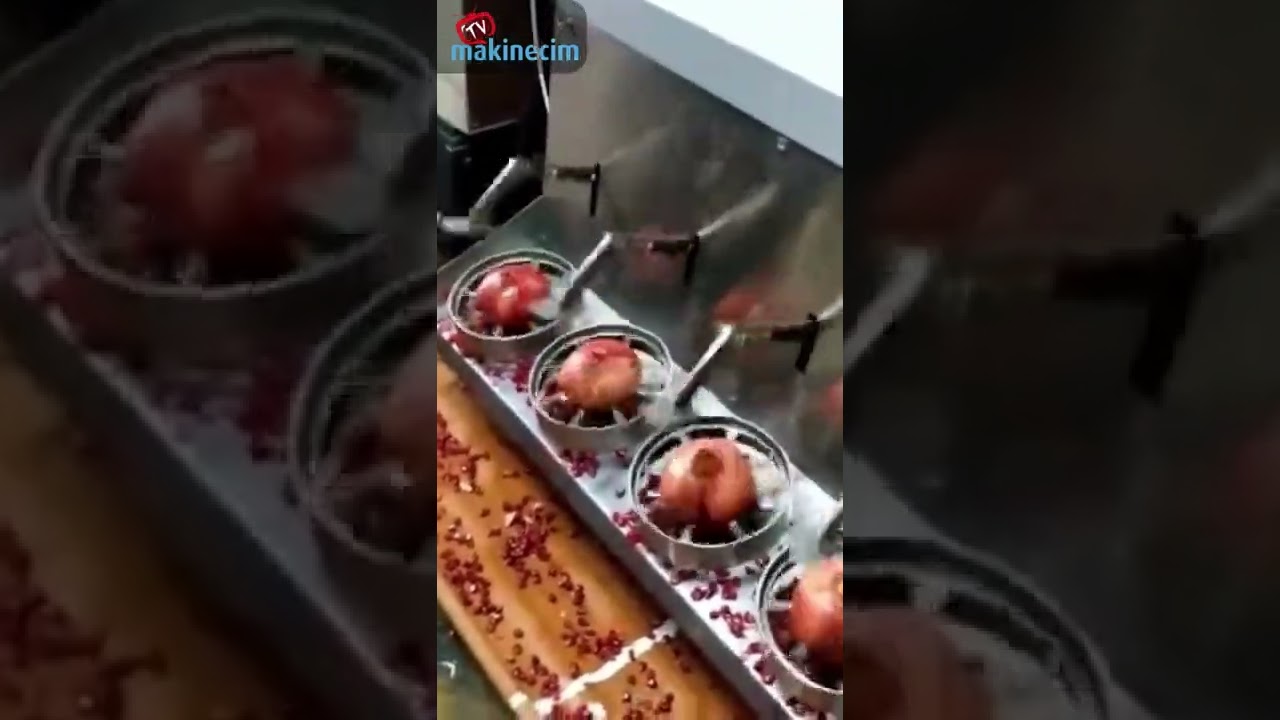 Daha &Ouml;nce Nar Taneleme Makinesi G&ouml;rd&uuml;n&uuml;z m&uuml;  #shorts