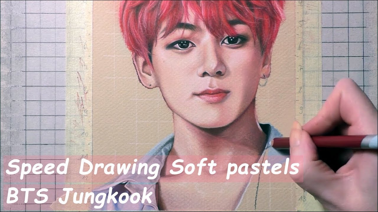 [Speed Drawing] Soft Pastels - BTS Jungkook/방탄소년단 정국
