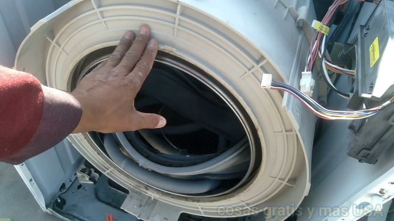 como reparar lavadora frigidaire electrolux kenmore que hace mucho ruido y no exprime ,primera parte