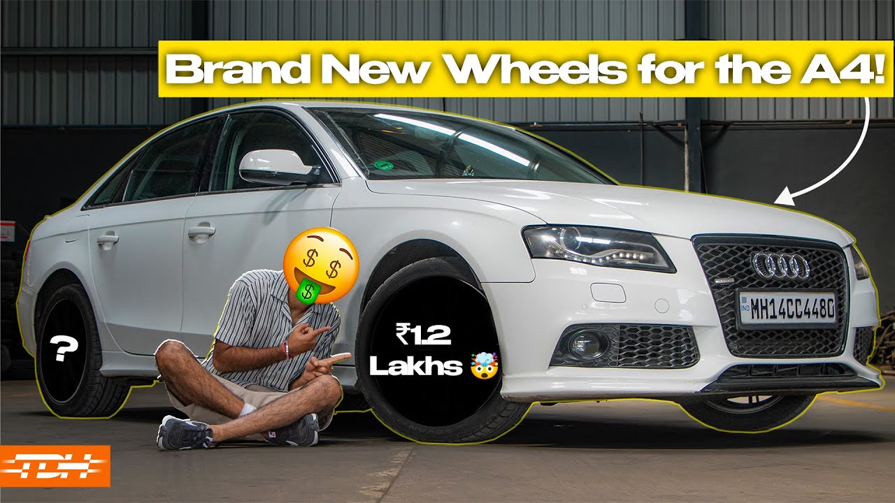 OZ Racing Wheels for the Audi A4 3.0 TDI Quattro! (₹1.2L 🤯) | Project A4