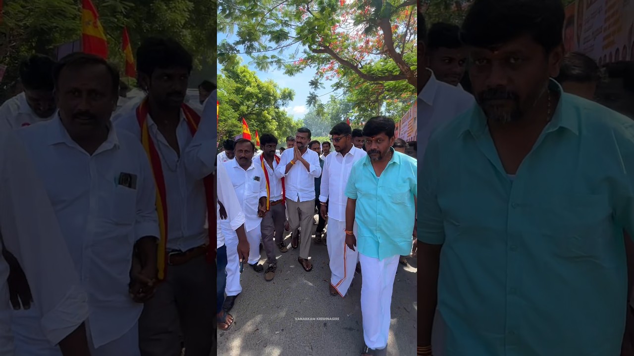 💥Krishnagiri Central District TVK Head office Grand opening 🔥 #krishnagiri #tn24