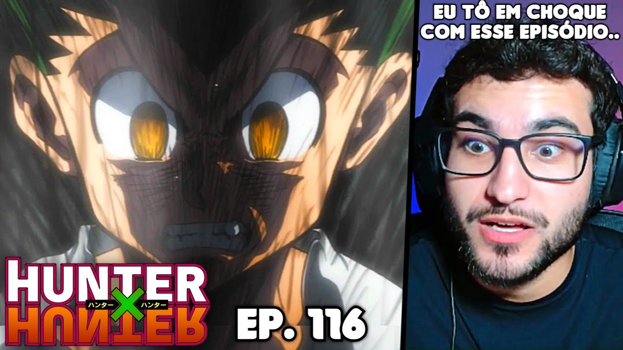 GON EXPLODINDO DE ÓDIO!!! React Hunter x Hunter EP. 116
