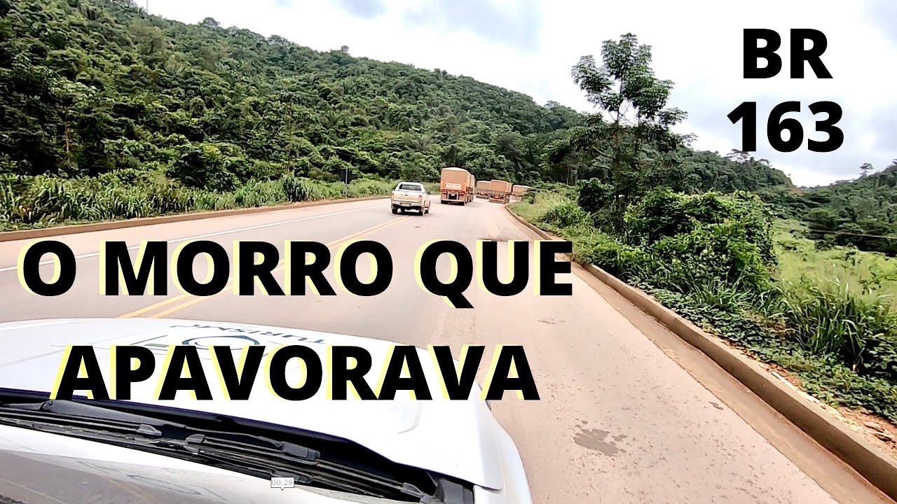 BR 163 antes e depois do Morro do Moraes, de Castelo dos Sonhos a Moraes de Almeida