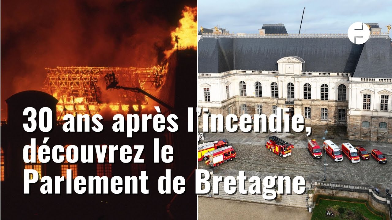 30 ans après l'incendie, découvrez les pièces du Parlement de Bretagne à Rennes