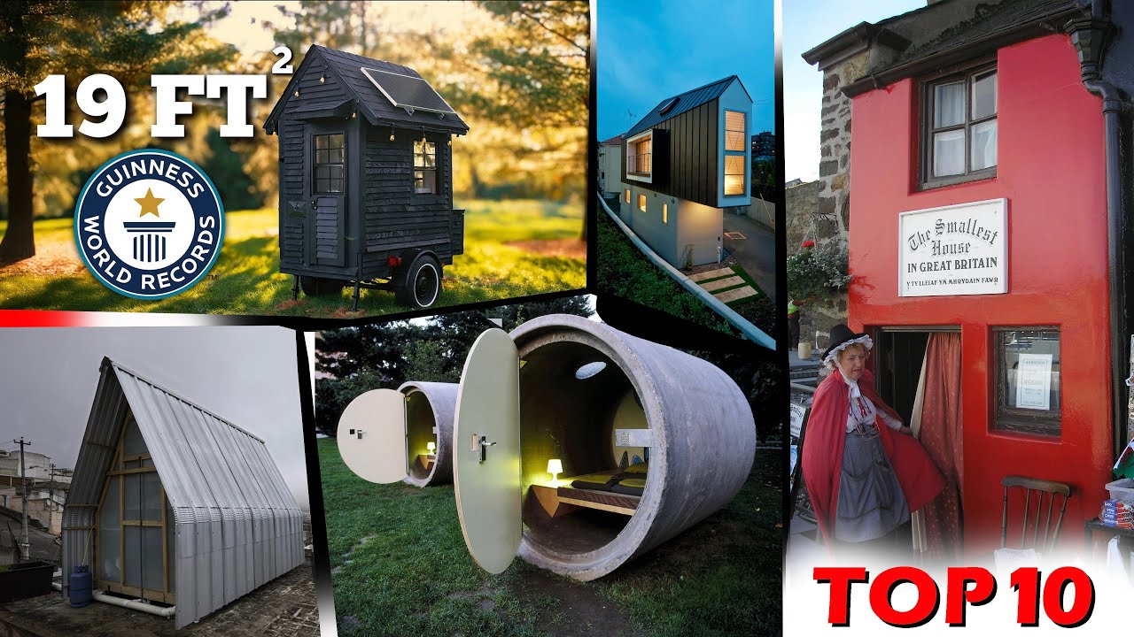 THE TOP 10 SMALLEST HOUSE IN THE WORLD!