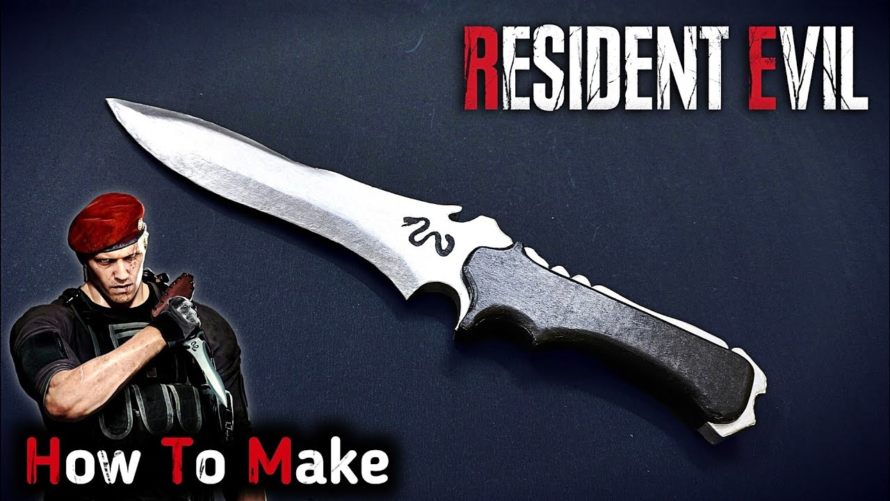 How To Make Krauser Knife With Cardboard | DIY Resident Evil 4 Knife