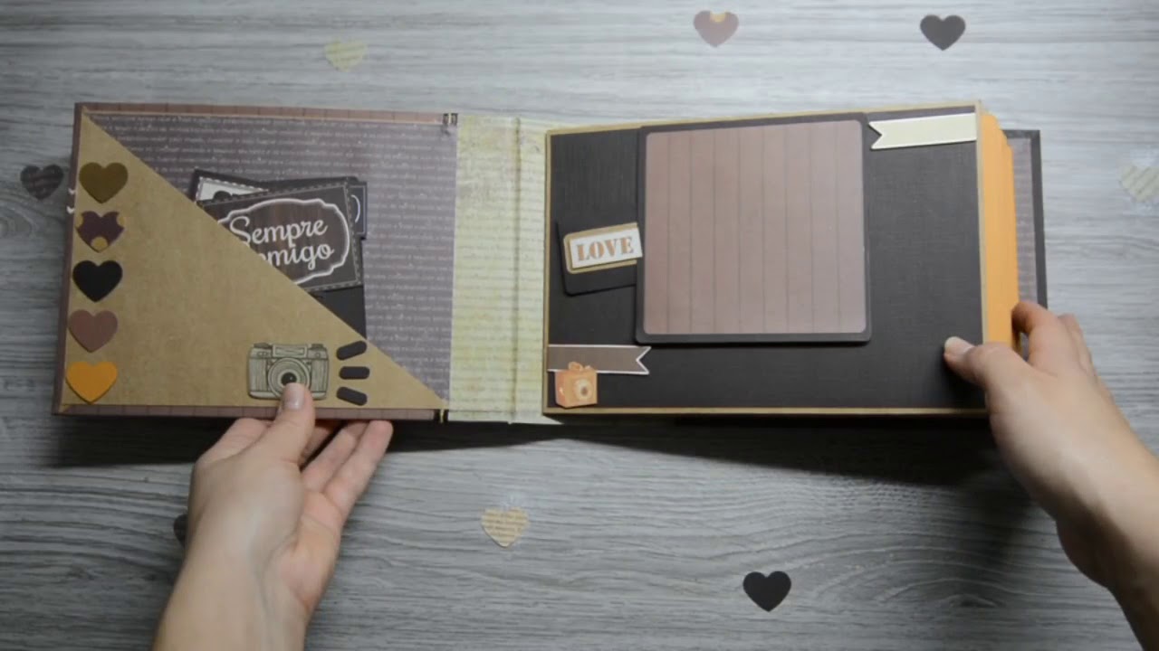 Álbum Scrapbook Vintage Love