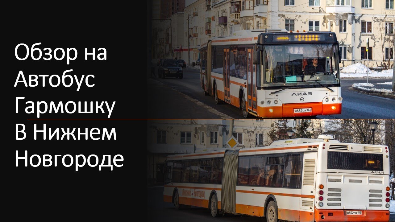 Обзор на автобус гармошку в Нижнем Новгороде. Будут ли новые автобусы?