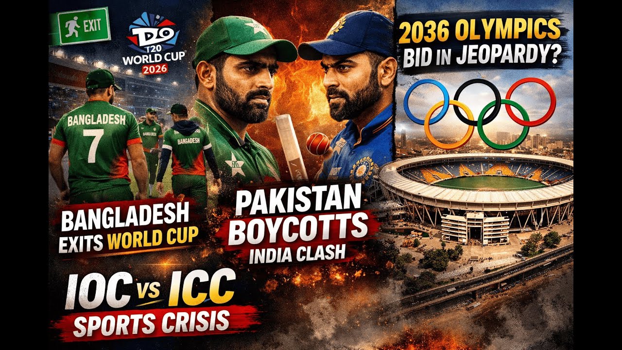 India’s 2036 Olympics Bid Faces Crisis Amid Bangladesh Exit and Pakistan Boycott